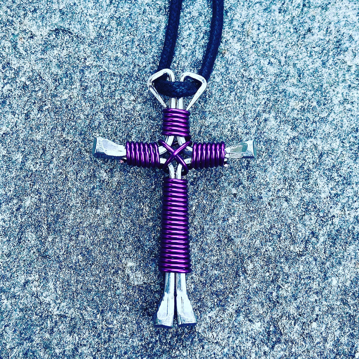 Pack (GREAT WESTERN GIFTS) Horseshoe Nail Cross Necklaces