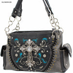 Western Conceal Carry PU leather handbag. P and G Collection