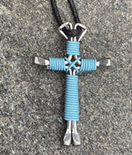 Necklaces ~*(25* PACK)  Disciples Cross ~ Handmade of 4 Horseshoe Nails (Choose any colors)