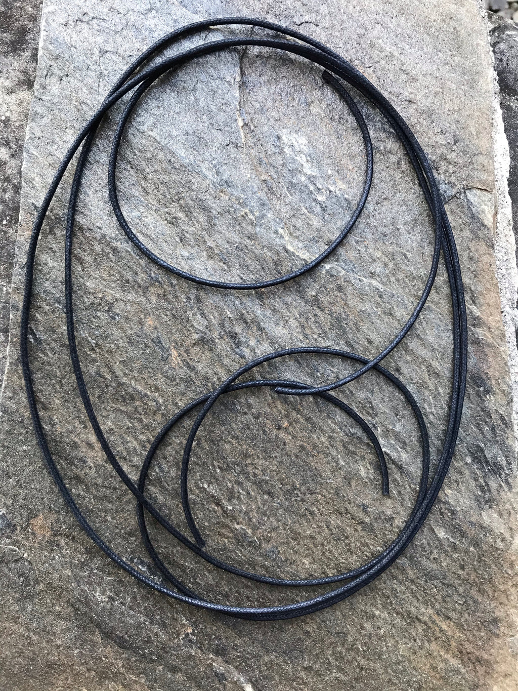 Cord - 2 Pack 34" Replacement Black Cord for Your Cross Necklace