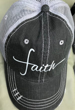 WOMEN'S GRAY ADJUSTABLE FASHION FAITH HAT