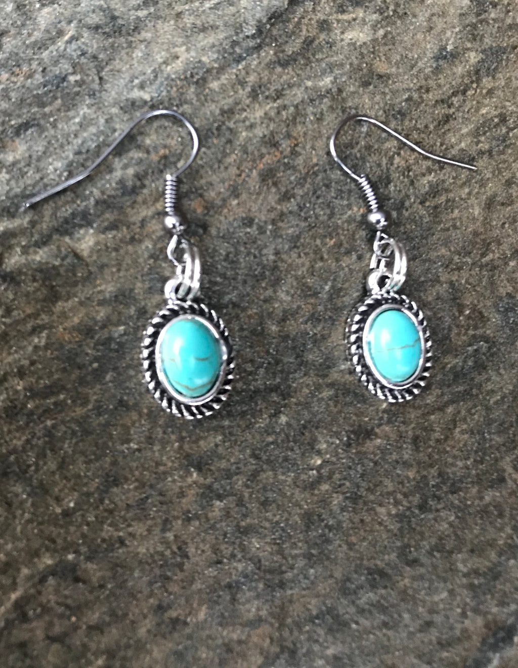Turquoise Western Earrings