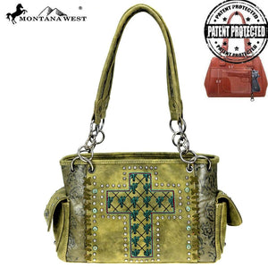 Montana West Cactus Collection Concealed Carry Satchel